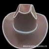 Amazon DIY Christmas LED cowboy hat, LED light hat, EL cold light cowboy hat, Christmas top hat, bride hat Application Scenario
